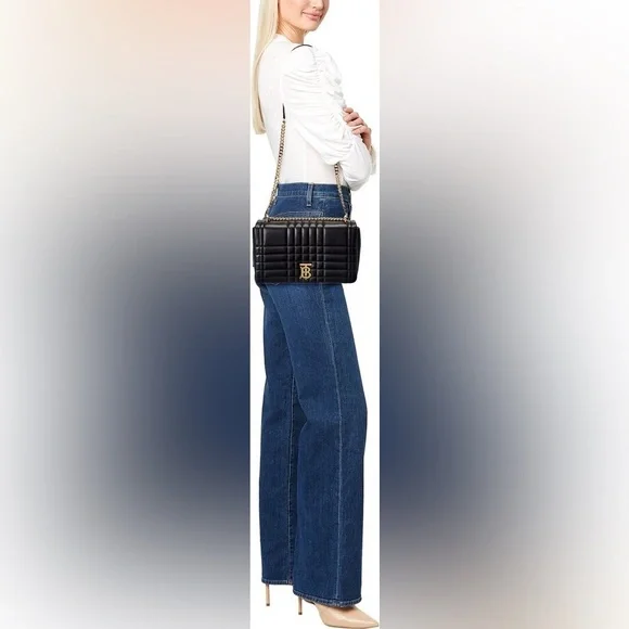 😍100% Authentic Burberry Lola Medium Quilted Leather Shoulder Bag😍 - Picture 8 of 12